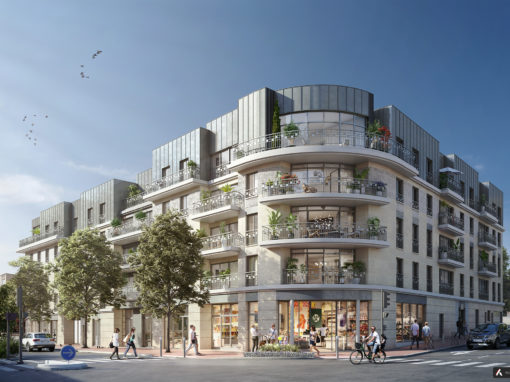 façade projet L'Absolu à Châtenay-Malabry, Erisma